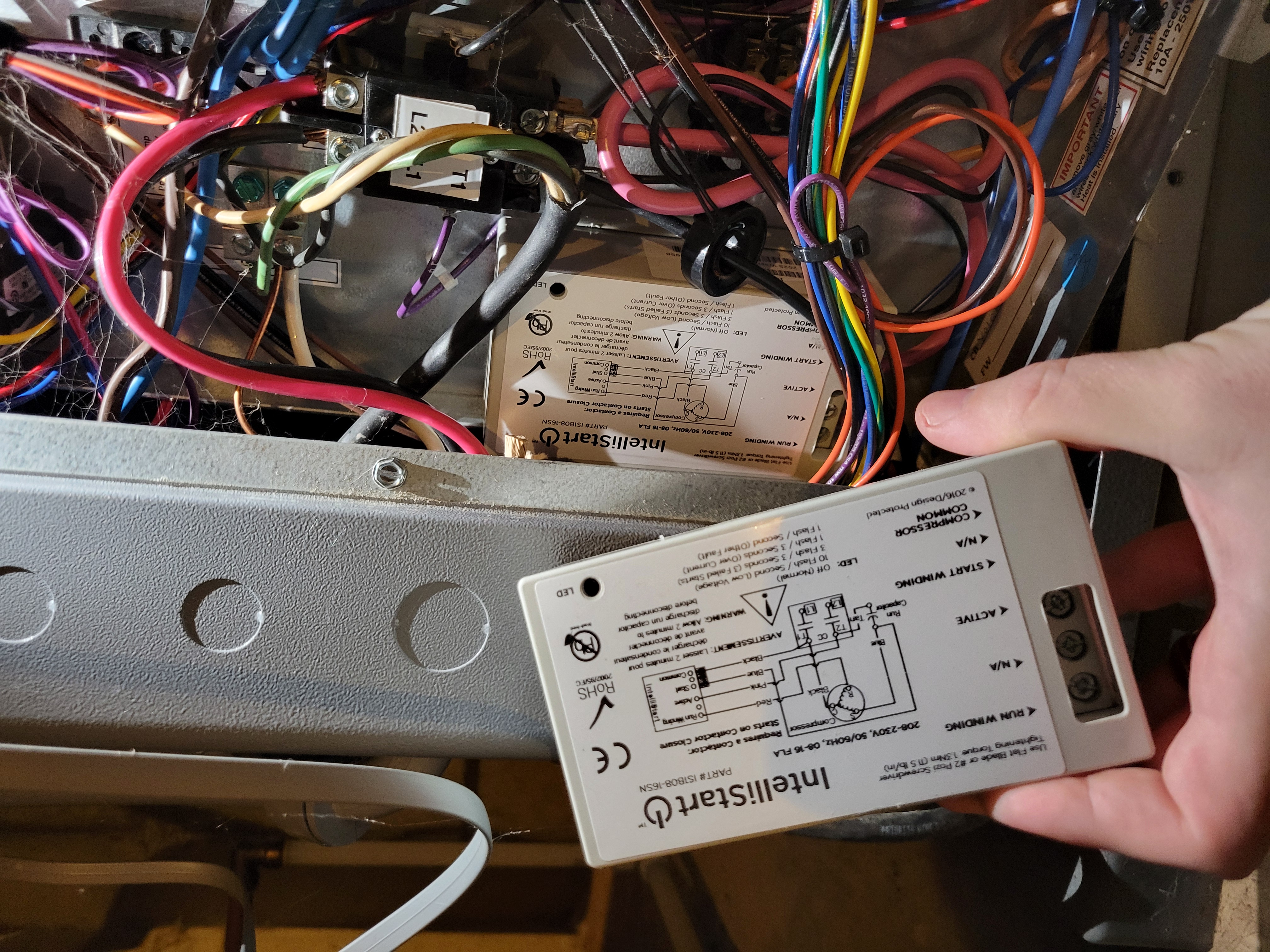 IntelliStart soft-start module on a geothermal system